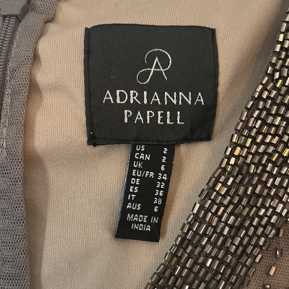 Completely Beaded Full Length Beautiful Adrianna … - image 3